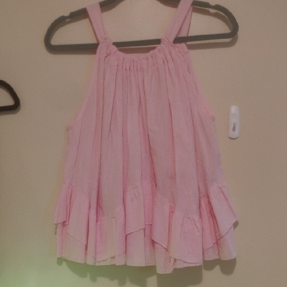 Lulu's Soft Pink Ruffled Tank Top - Picture 1 of 6